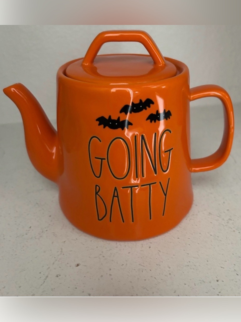 NEW RAE DUNN GOING BATTY TEAPOT